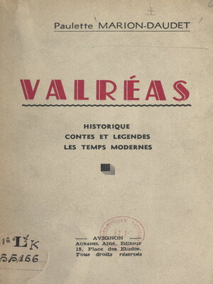 cover image of Valréas